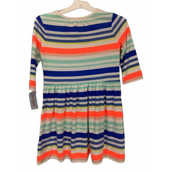 NWT Cat & Jack Striped L/S Dress Large 10/12 - Picture 5 of 5